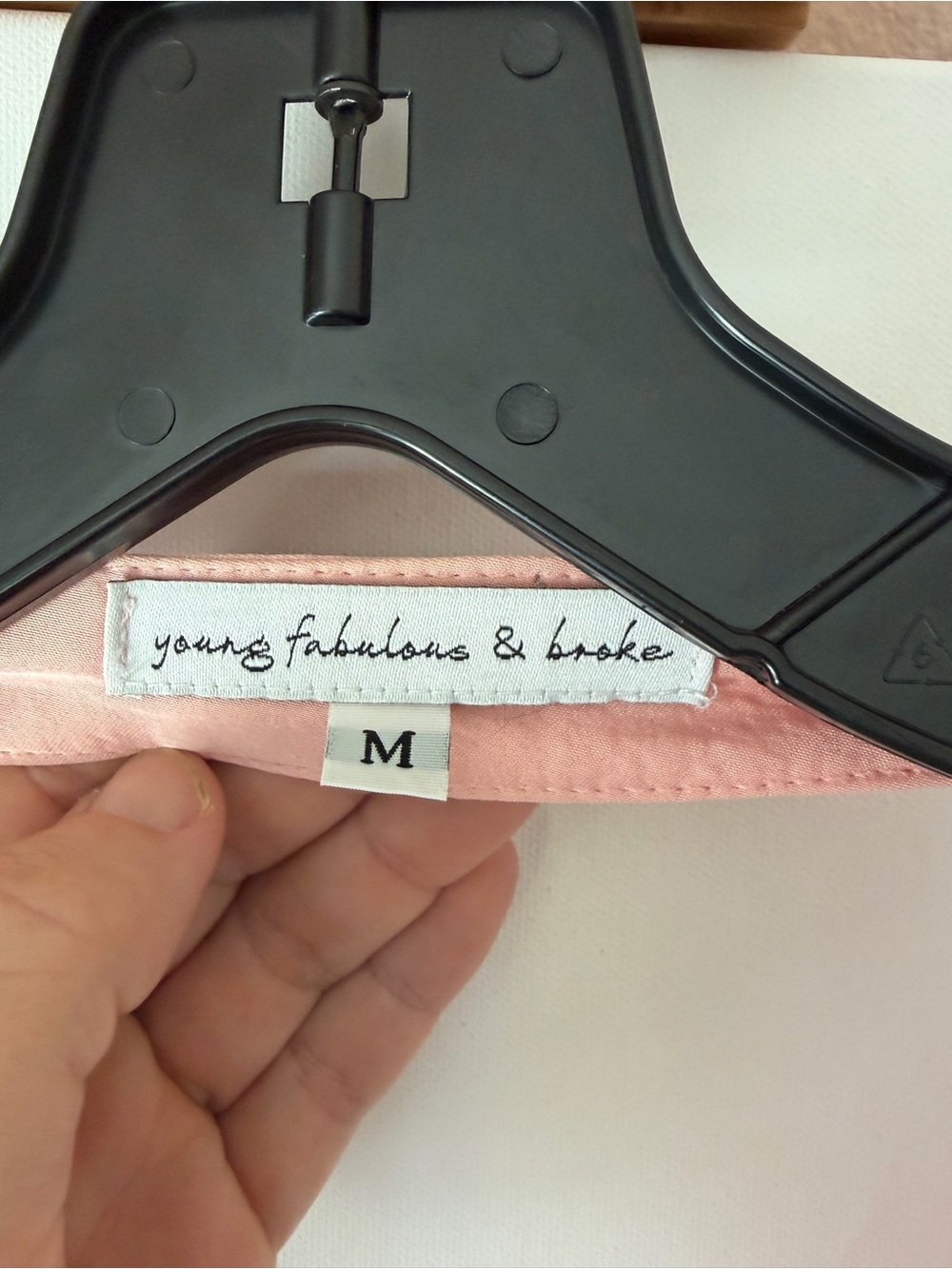 YFB Young Fabulous & Broke Pink Ombre Satin Halter Slip Dress M Midi *READ* - Picture 4 of 7